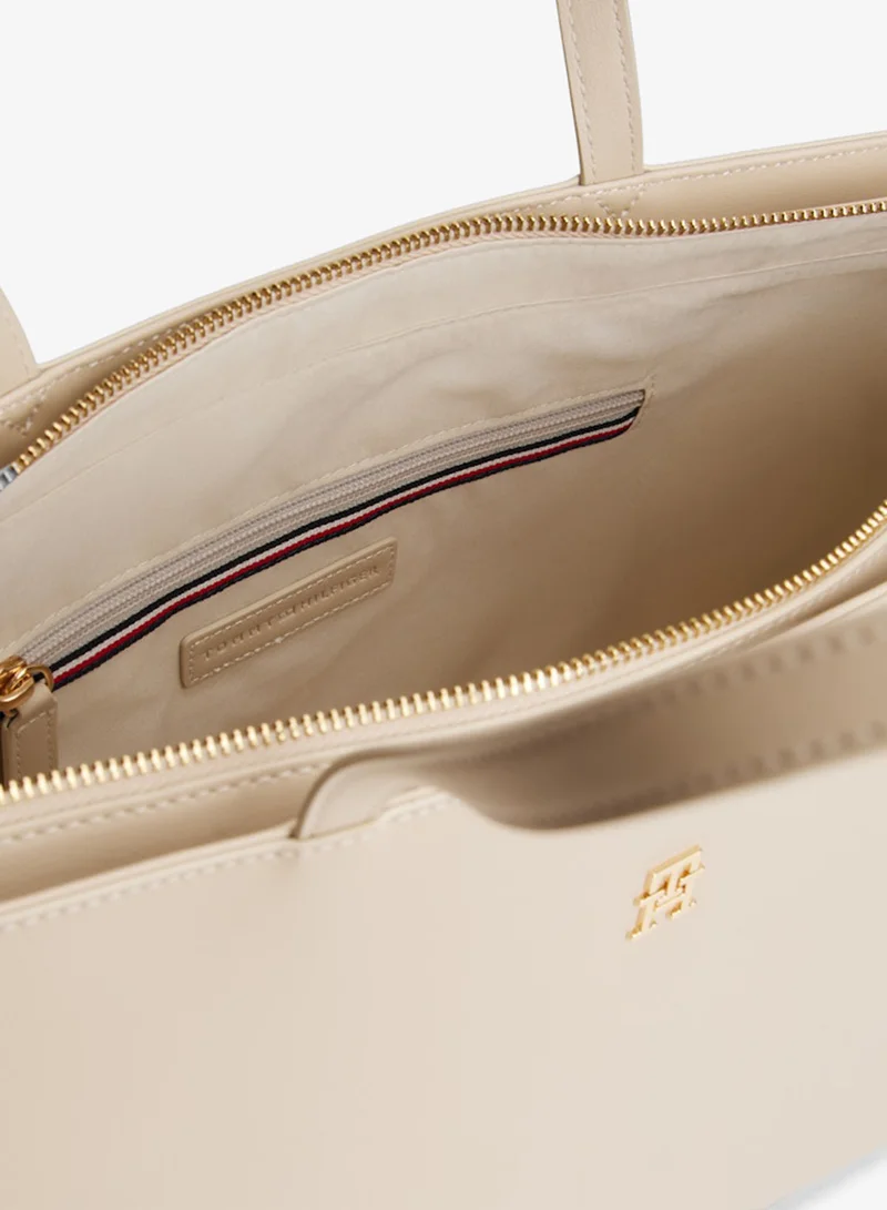 TOMMY HILFIGER  Monogram Plaque Tote Bag for Women | Best Price UAE